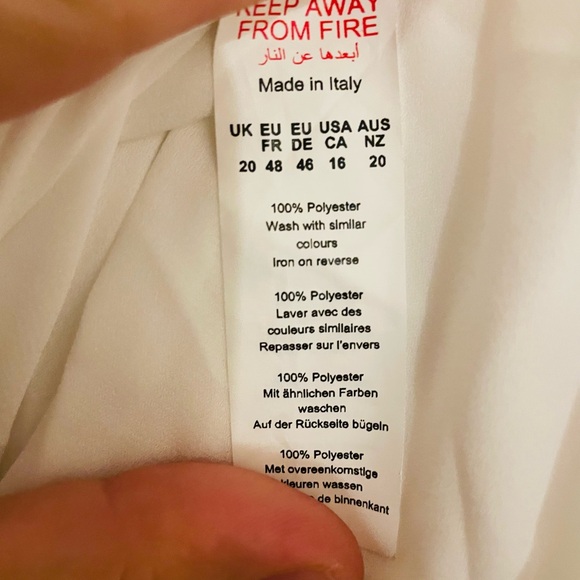 Boohoo White Wrap Blouse - Picture 4 of 4